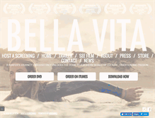 Tablet Screenshot of bellavitafilm.com